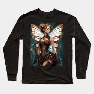 Steampunk Fairy - Michelle Long Sleeve T-Shirt